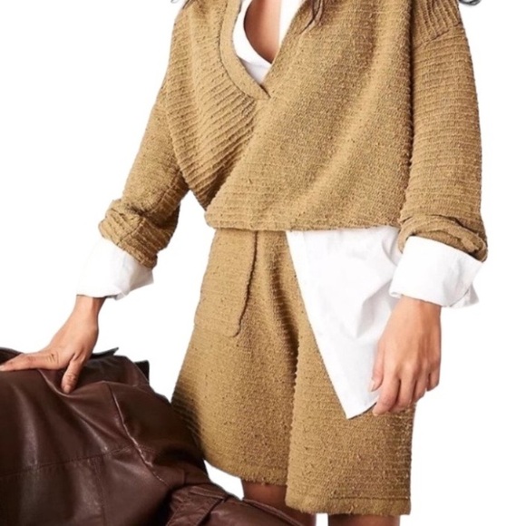 Free People Beach Carter Sweater Shorts - Picture 1 of 13